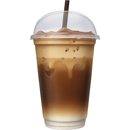 Iced coffee emoji