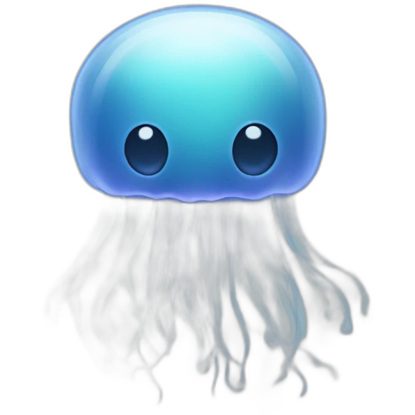 Ghostly jellyfish emoji