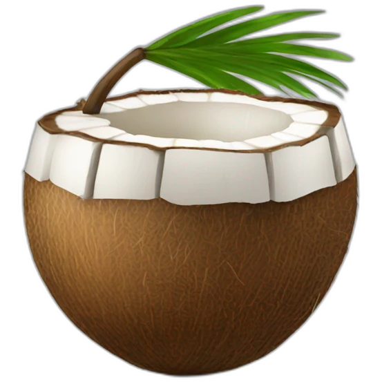 Coconut emoji