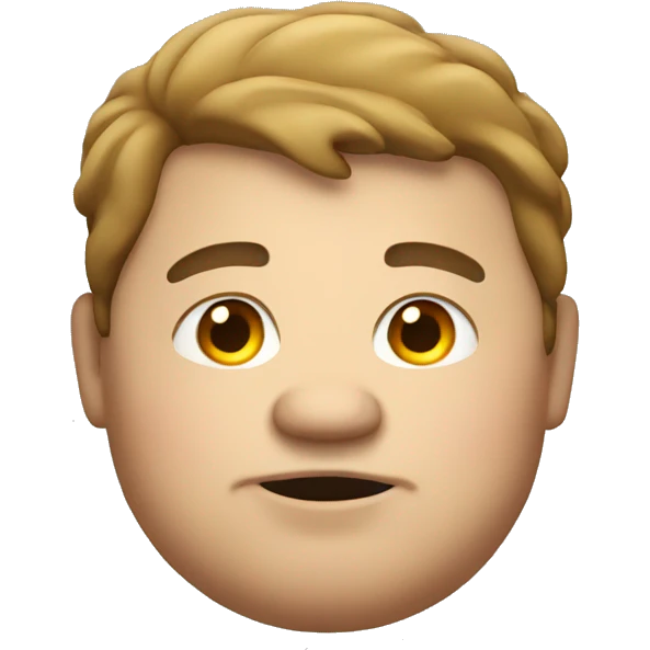fat guy emoji