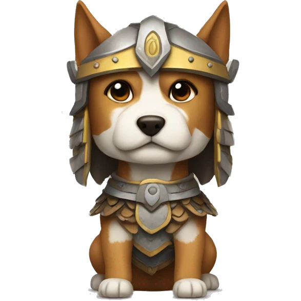 Dog warrior emoji