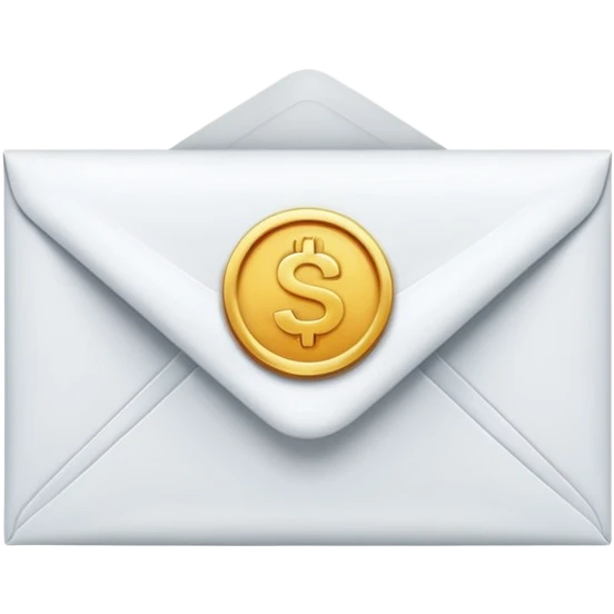 Salary enclosed in an envelope emoji