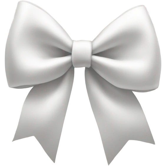 white bow emoji