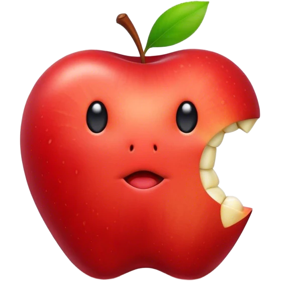 Apple with tá-Rex  emoji