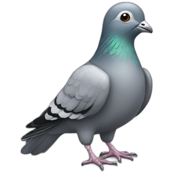 Pigeon avec argent emoji