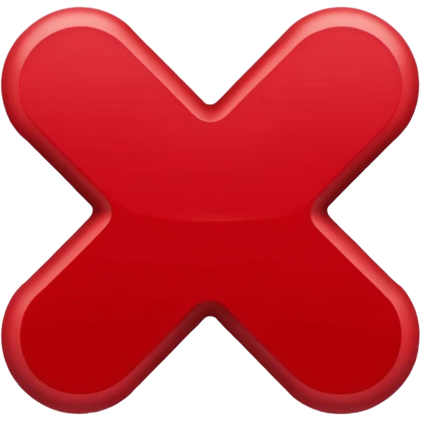 Red X emoji