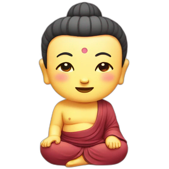 kawaii-buddha emoji