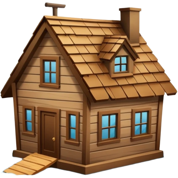 Flooded house emoji