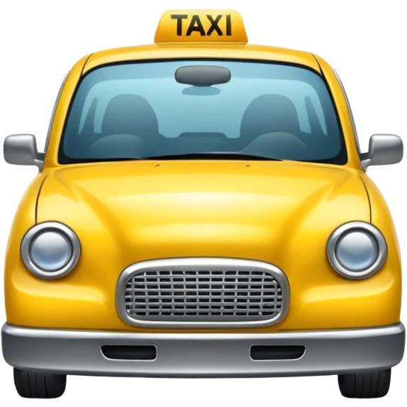 yellow taxi emoji