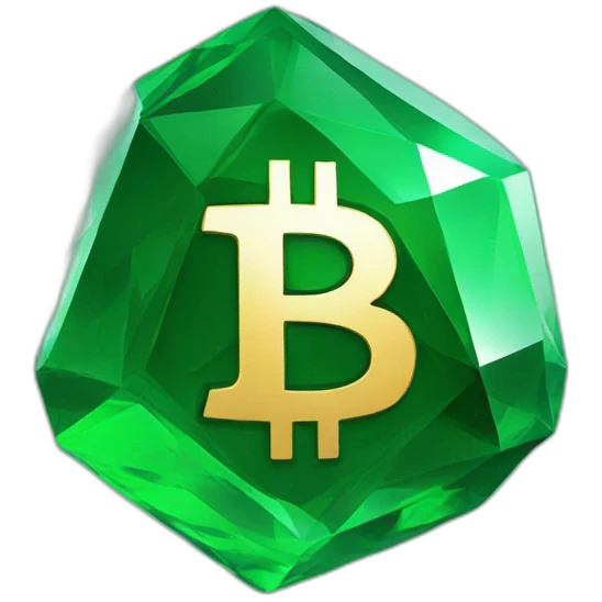 bitcoin emerald emoji