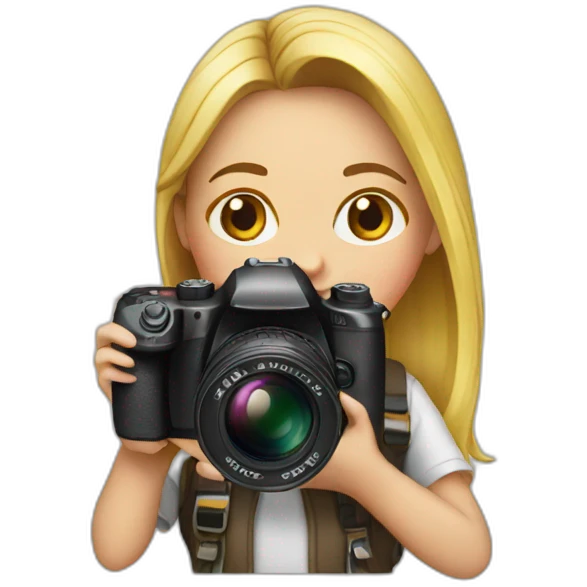 girl photographer emoji