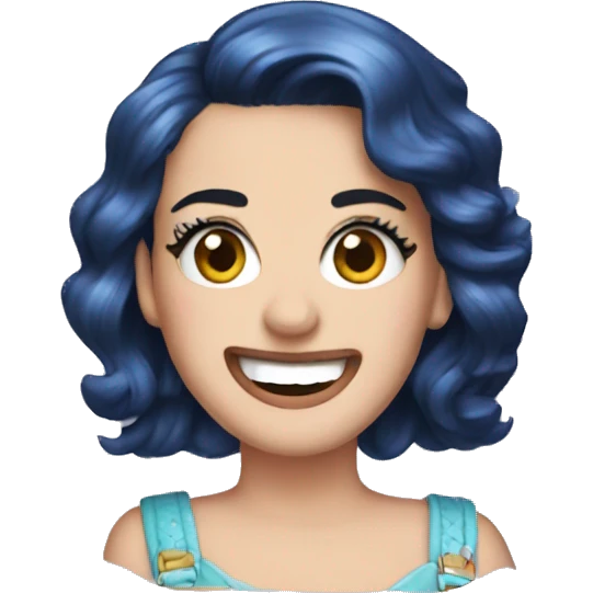 katy Perry braces emoji