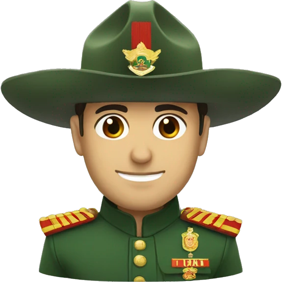 Sombrero guardia civil emoji