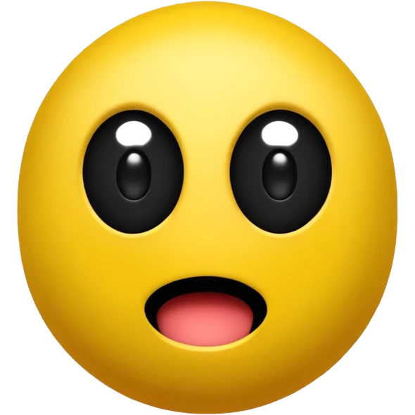 Pac-Man which just has two black dots as the eyes and a wide open mouth which is just pitch black emoji