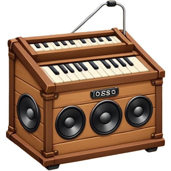 music sound box stage 2d angle  emoji