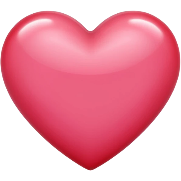 pinkish red heart emoji