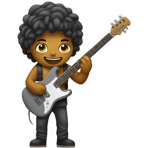 Una persona che suona la chitarra  emoji