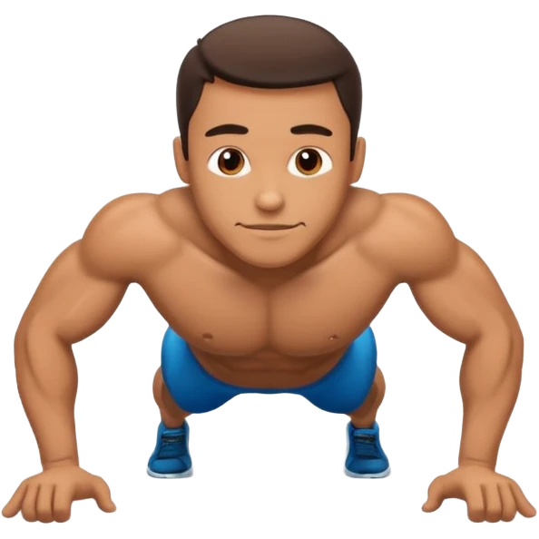 man doing push-ups emoji