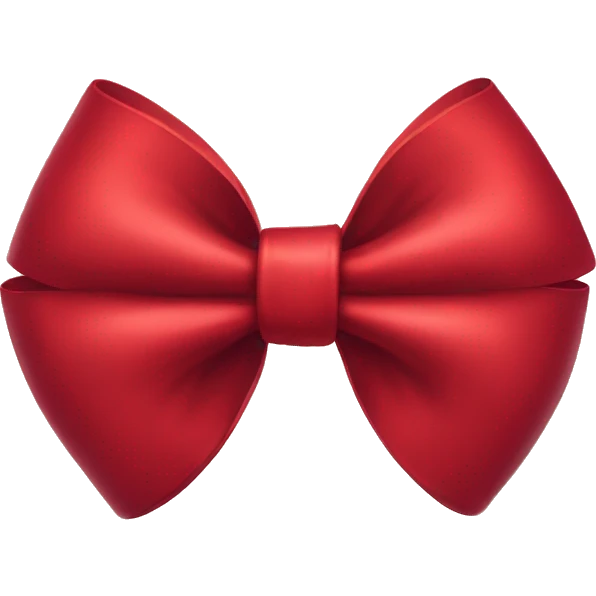 Red bow emoji