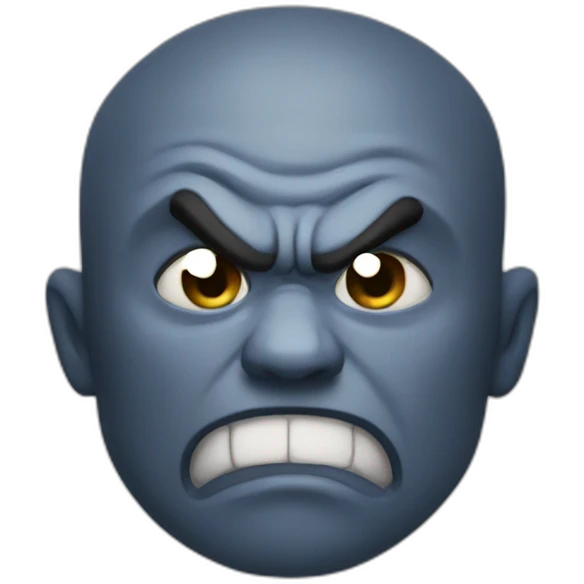 Angry mon emoji