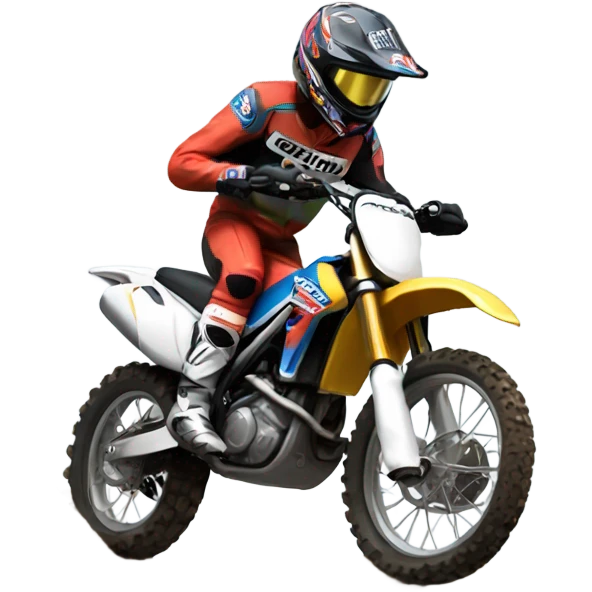 hillclimb dirt bike emoji