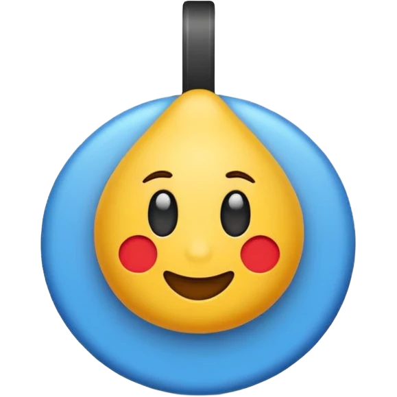Create an emoji with the animated form colors moving on the object - the content is - 7687 emoji