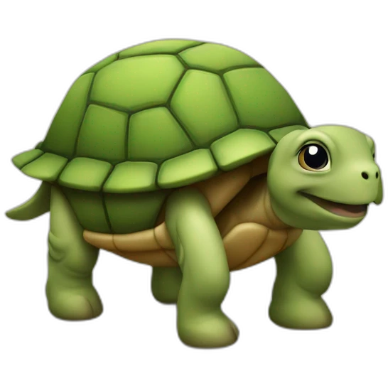 Tortue sur vache emoji