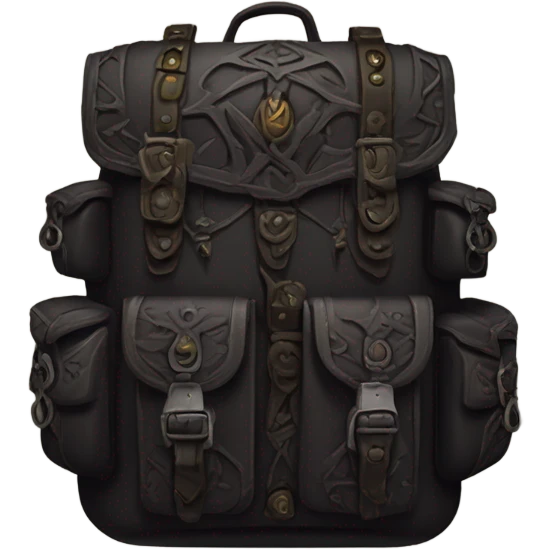 Satan’s backpack and saddlebags emoji