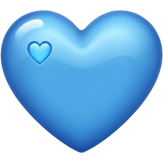 Blue heart emoji