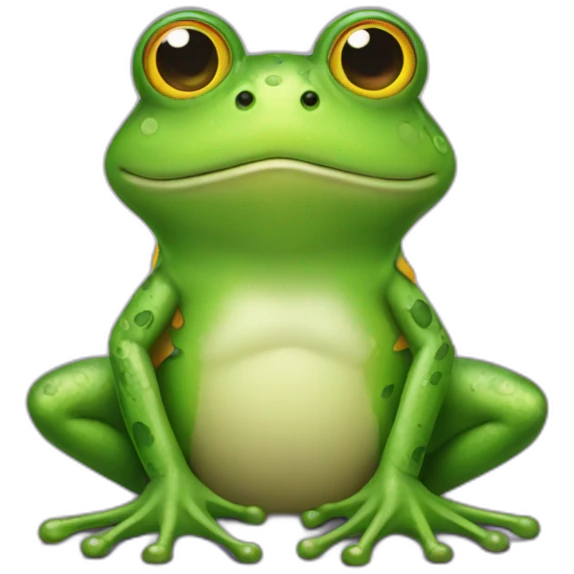 silly frog wearing a halloween costume emoji