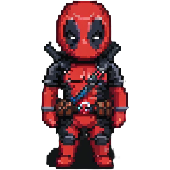 deadpool superhero emoji