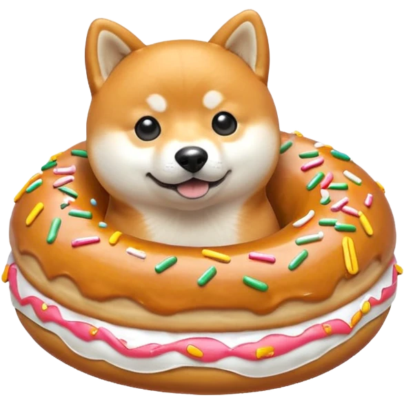 Shiba Jasper doughnut emoji