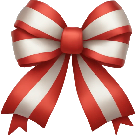 Red bow emoji