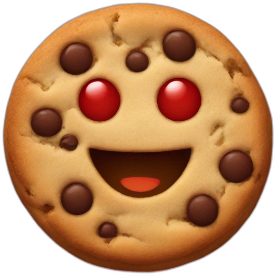 Cookies rouge emoji