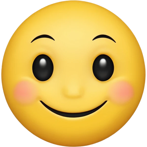 Smiley face with two really small dots as eyes  emoji