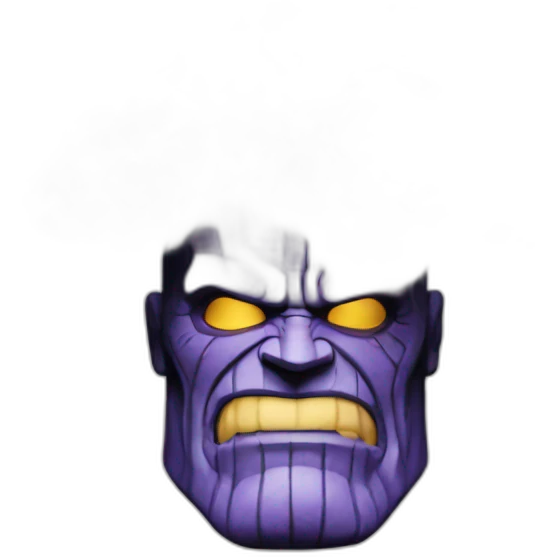 Thanos smoke emoji