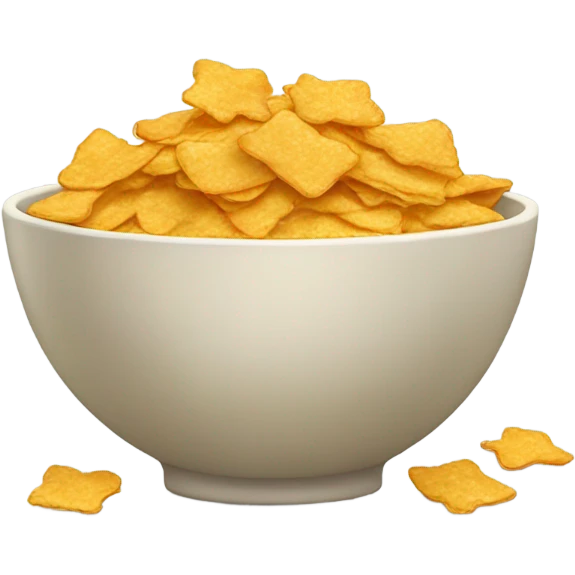 Bowl of cornflakes food emoji  emoji