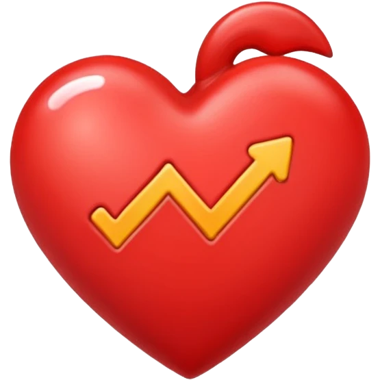 heart with addition sign on it emoji