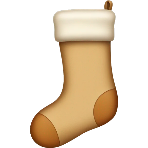 Tan stocking  emoji