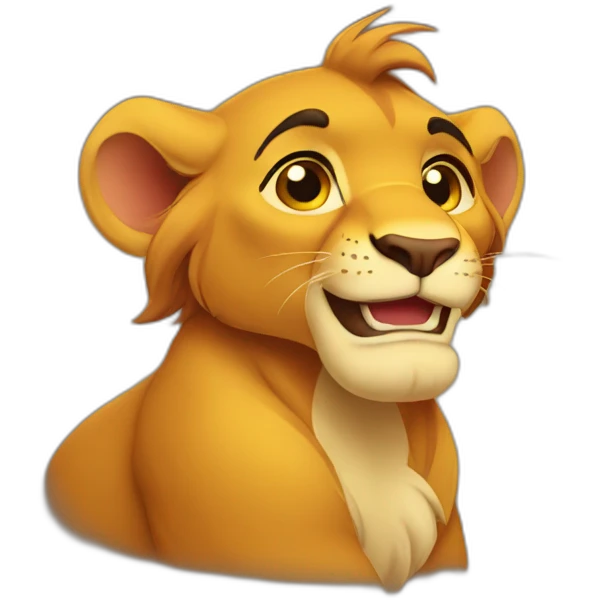 Simba emoji