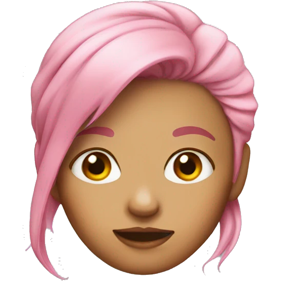 pink hair girl emoji