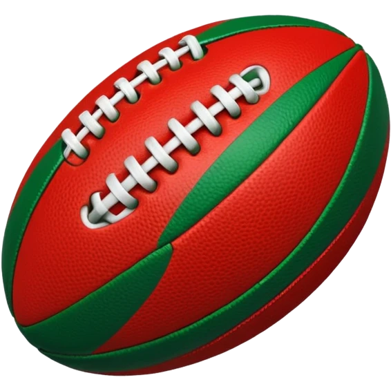christmas rugby ball emoji