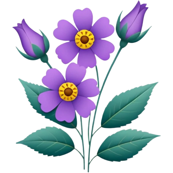 Pressed Flower Card emoji