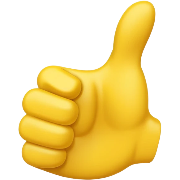 thumbs up emoji with two thumbs facing outwards  emoji