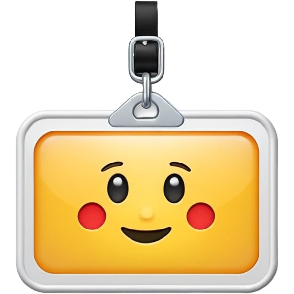 name tag emoji