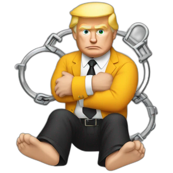 trump-in-handcuffs emoji