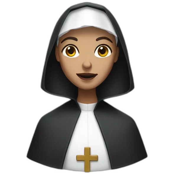 The nun emoji