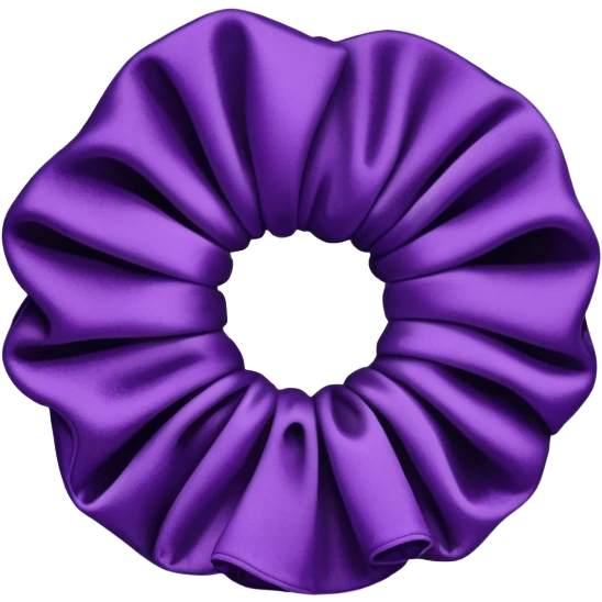 Purple scrunchie emoji