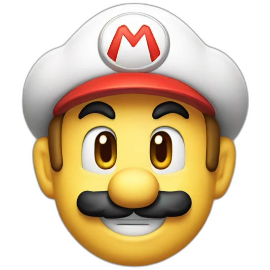 Mario crying laughter emoji