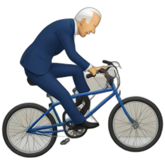 biden bike fall emoji